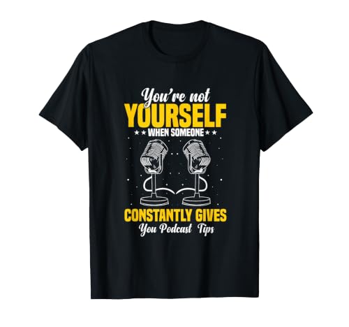 Podcast Essentials for Podcasting Equipment Podcaster T-Shirt