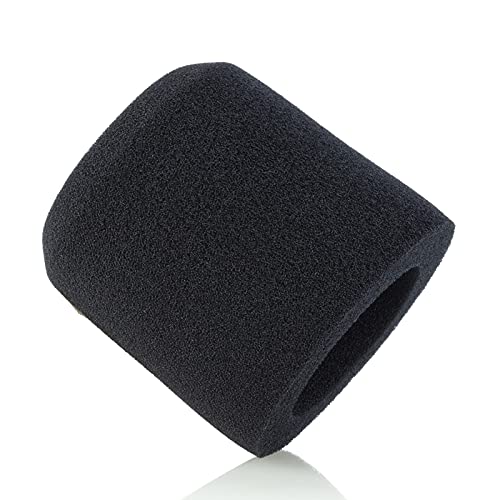 LEFXMOPHY MV7 Pop Filter，Mic Foam Cover Replacement for Shure MV7 MV7X USB Podcast Vocal Microphone Windscreen, Noise-cancellation Screen