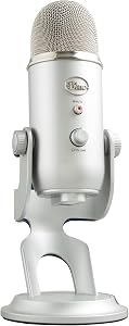 Logitech Creators Blue Yeti USB Microphone for PC, Mac, Gaming, Recording, Streaming, Podcasting, Studio and C