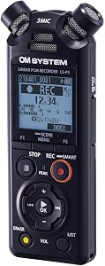 OM SYSTEM Olympus LS-P5 PCM Recorder with tresmic 3-Microphone, Bluetooth, Composite USB M