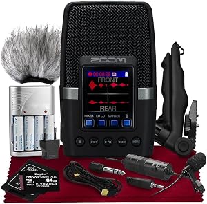 Zoom H2essential Multi-Mic Handy Recorder, 32-Bit Float, Portable Recorder with 3 Built-in