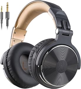 OneOdio Wired Over Ear Headphones Studio Monitor & Mixing DJ Stereo Headsets with 50mm