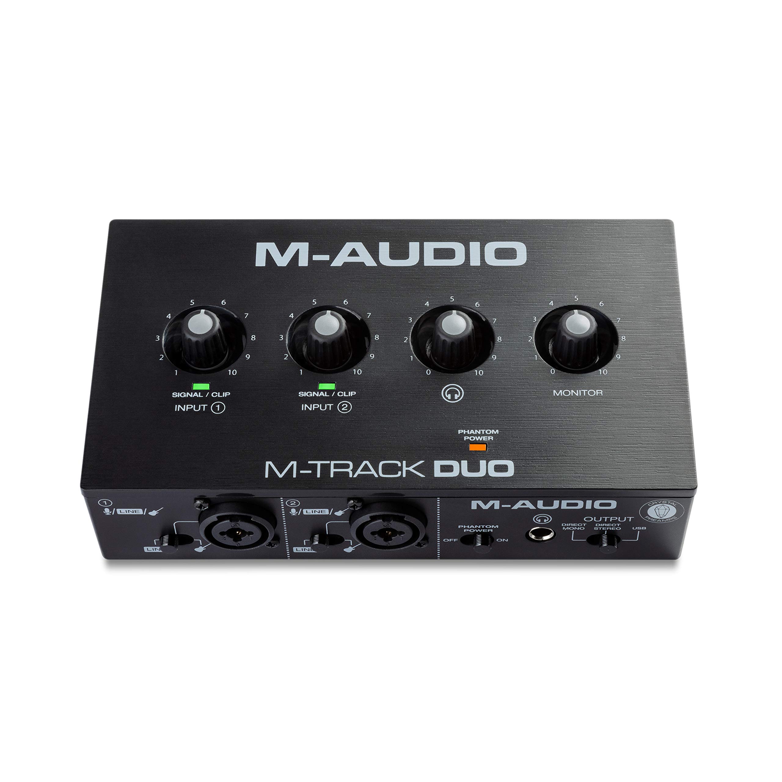 M-AUDIO M-Track Duo USB Audio Interface for Recording, Streaming and P — Our recommended configuration for best results